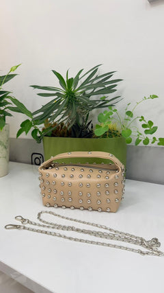 Bej troklu çanta