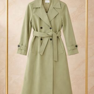 Yeni Sezon Yırtmaç Ve Rüzgarlık Detaylı Astarlı Trençkot