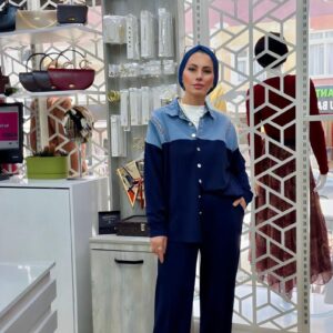 İthal Oysho Kumaş Kot Detaylı Takım
