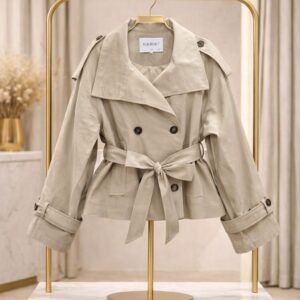 Zara Kısa Astarlı Trenç - xs, Bej