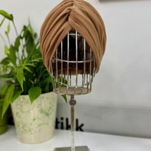 Dolgulu düğüm bone - Standart, Açık taba