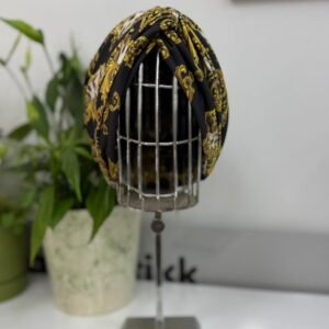 Dolgulu desenli düğüm bone - Standart, etnik