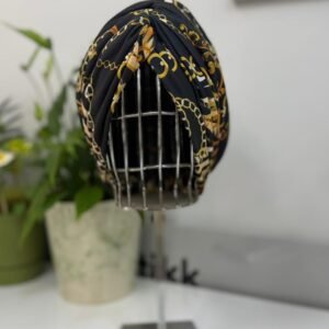 Dolgulu desenli düğüm bone - Standart, etnik